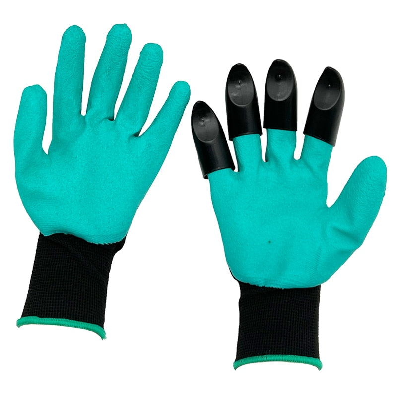 Garden gloves with claw Rubber