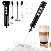 Thumbnail for Milk Frother Foam Maker High Speeds Drink Mixer Handheld