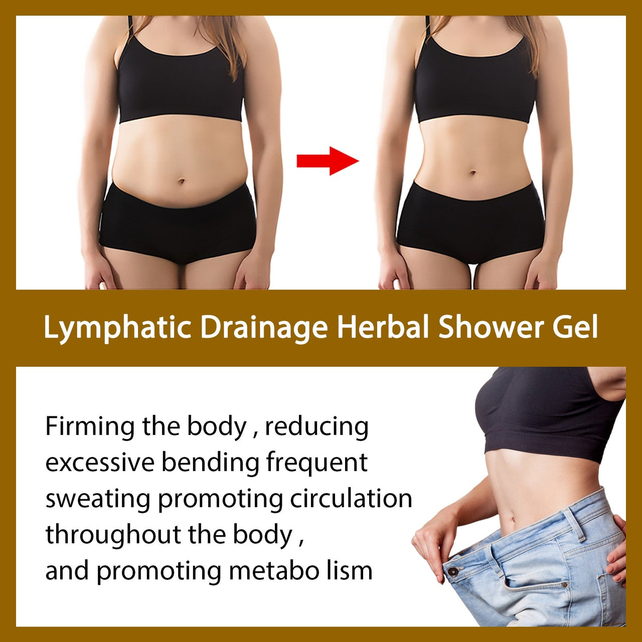 Jaysuing Lymphatic Drainage Herbal Shower Gel