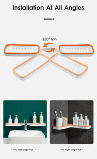 Thumbnail for Cornr Rak™ - Drill-Free Bathroom Shelves