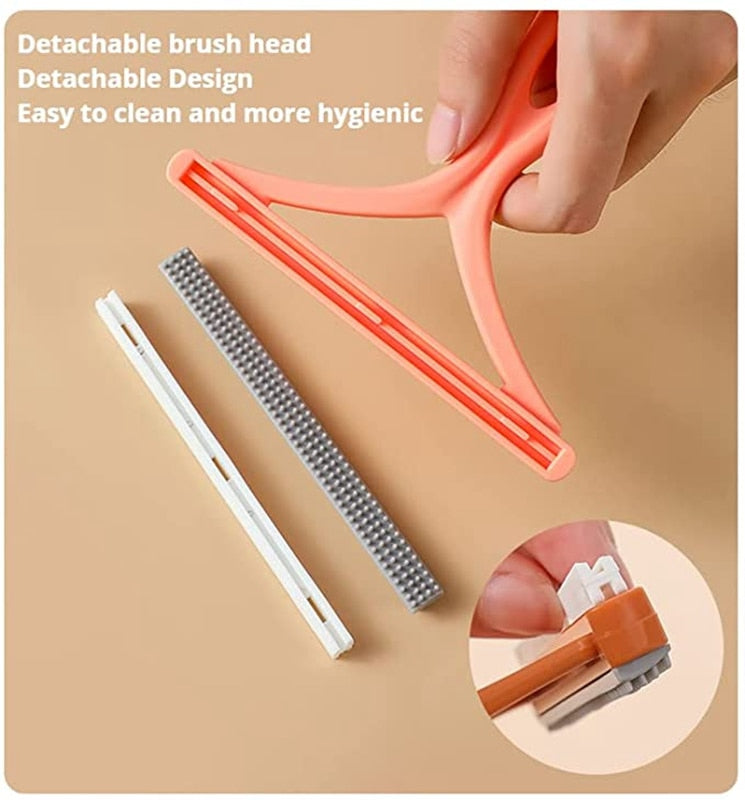 Silicone Double Sided Pet Hair Remover - Clean Tool