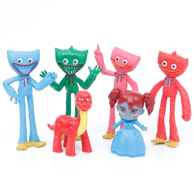 Blue Scary Figure Model