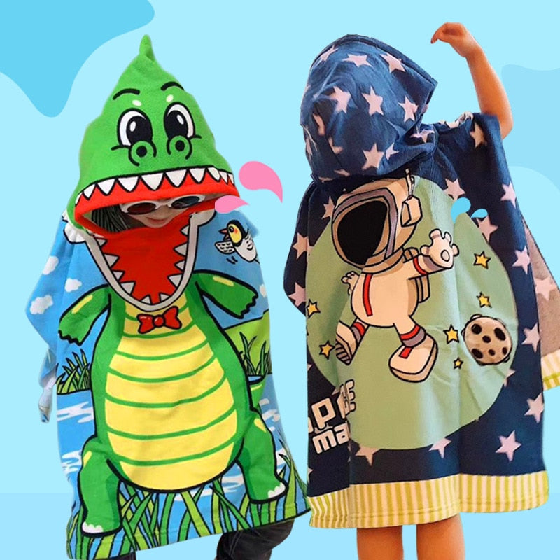 Cartoon Cape™ - Kid's Bath Towels
