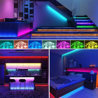 Thumbnail for RGB LED Strip Light with Remote and Bluetooth Control