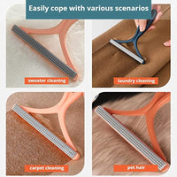 Thumbnail for Silicone Double Sided Pet Hair Remover - Clean Tool