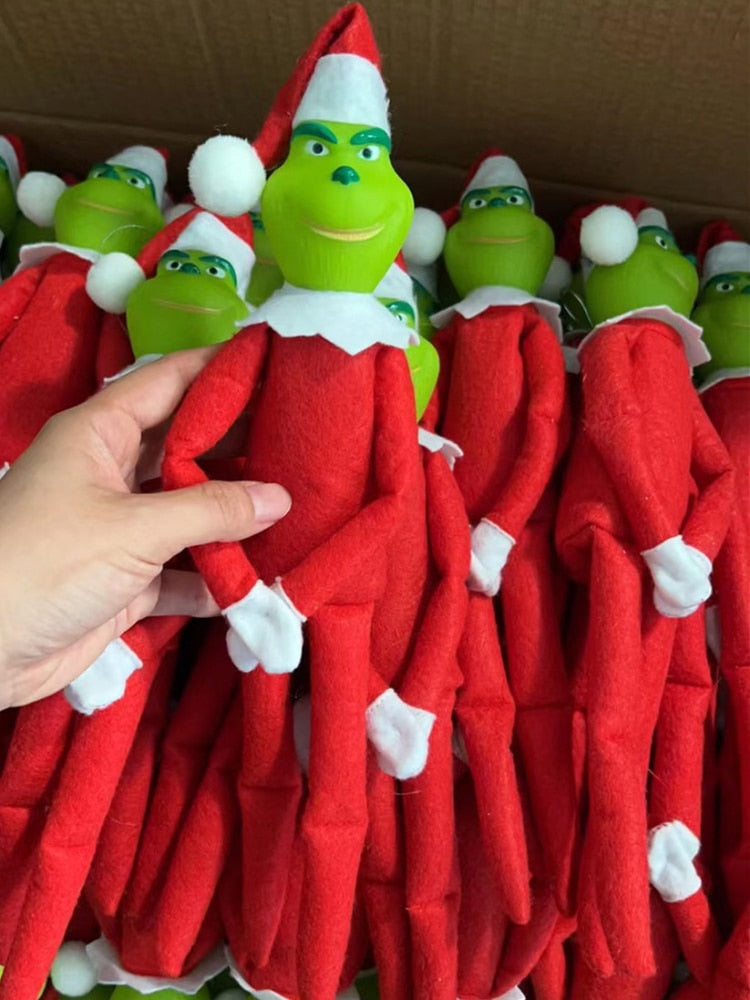 Christmas Green Monster Doll