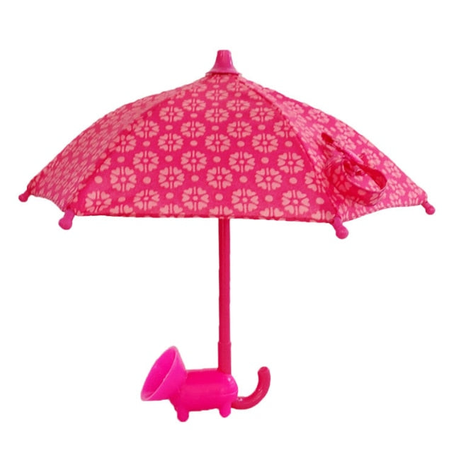 Phone Umbrella Sun Shade - Cute Mini Umbrella for Phone with Universal Adjustable Suction Cup Stand