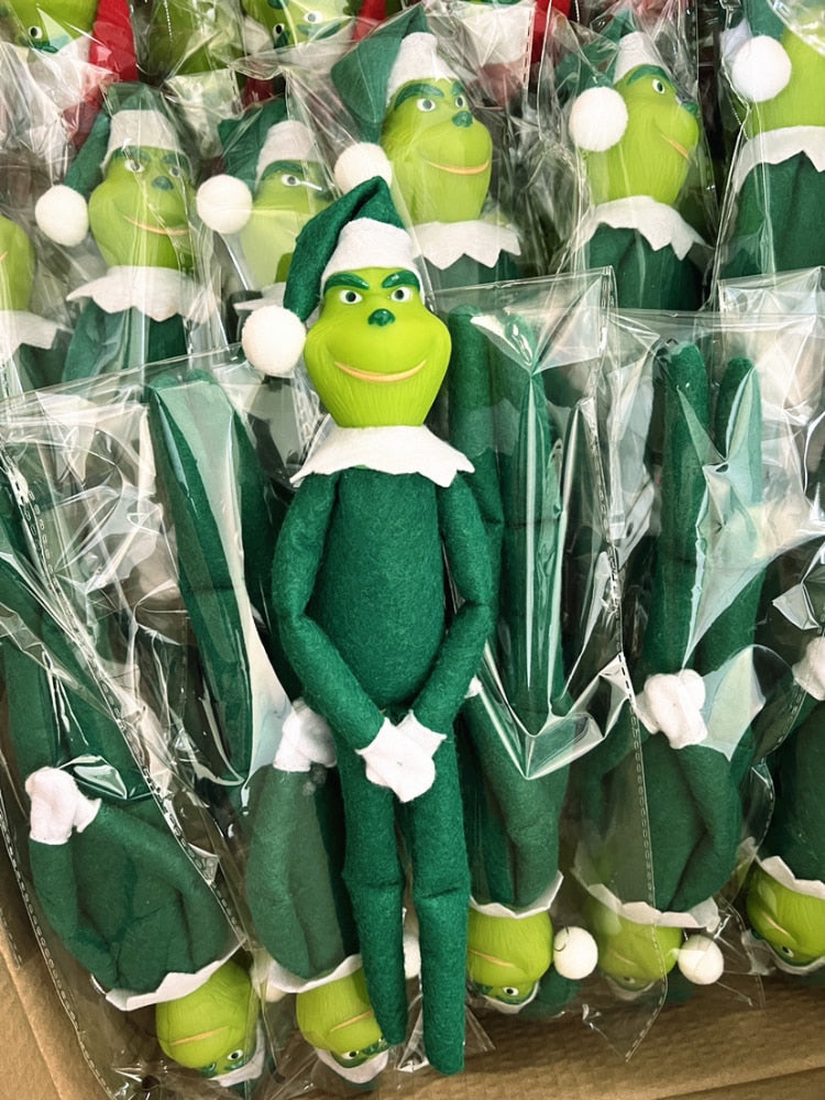 Christmas Green Monster Doll