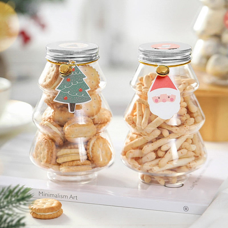 Christmas Candy Biscuits Bottle Sealed Jar
