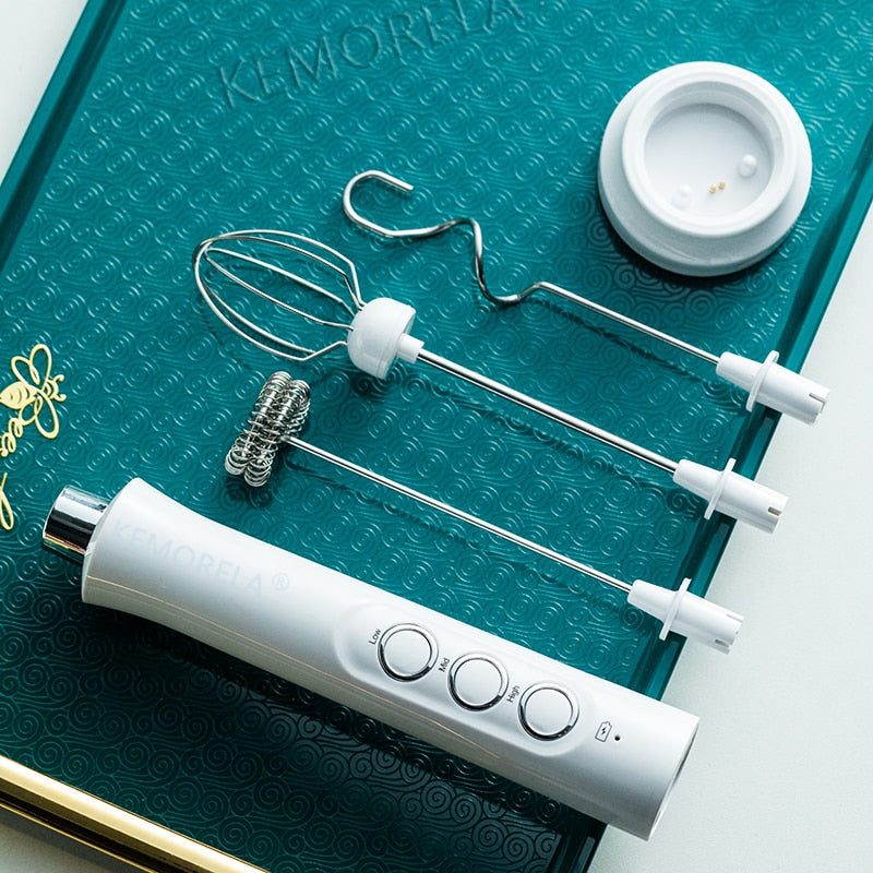 Milk Frother Foam Maker High Speeds Drink Mixer Handheld