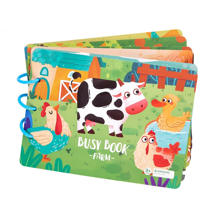 Montessori Busy Book For Kids