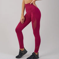 Thumbnail for High Waist Seamless Energy Leggings - PeekWise