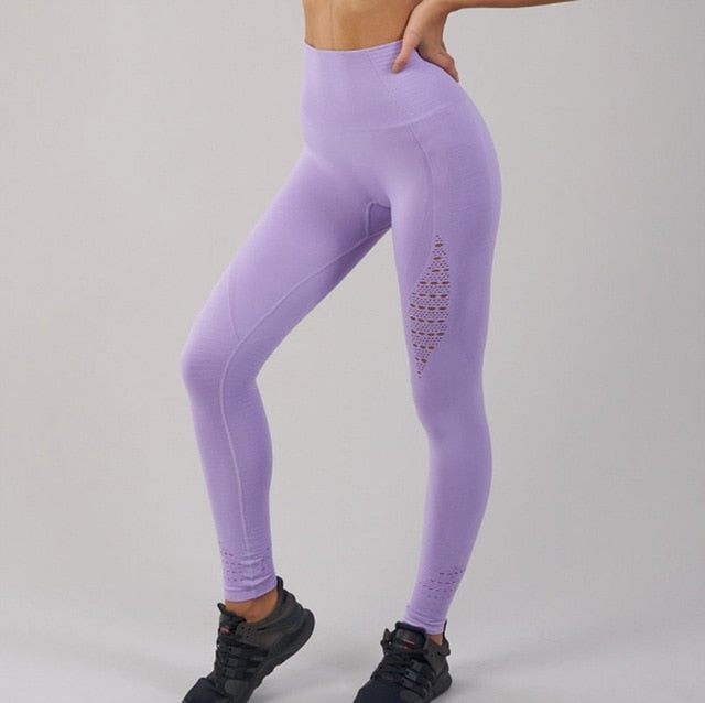 High Waist Seamless Energy Leggings - PeekWise