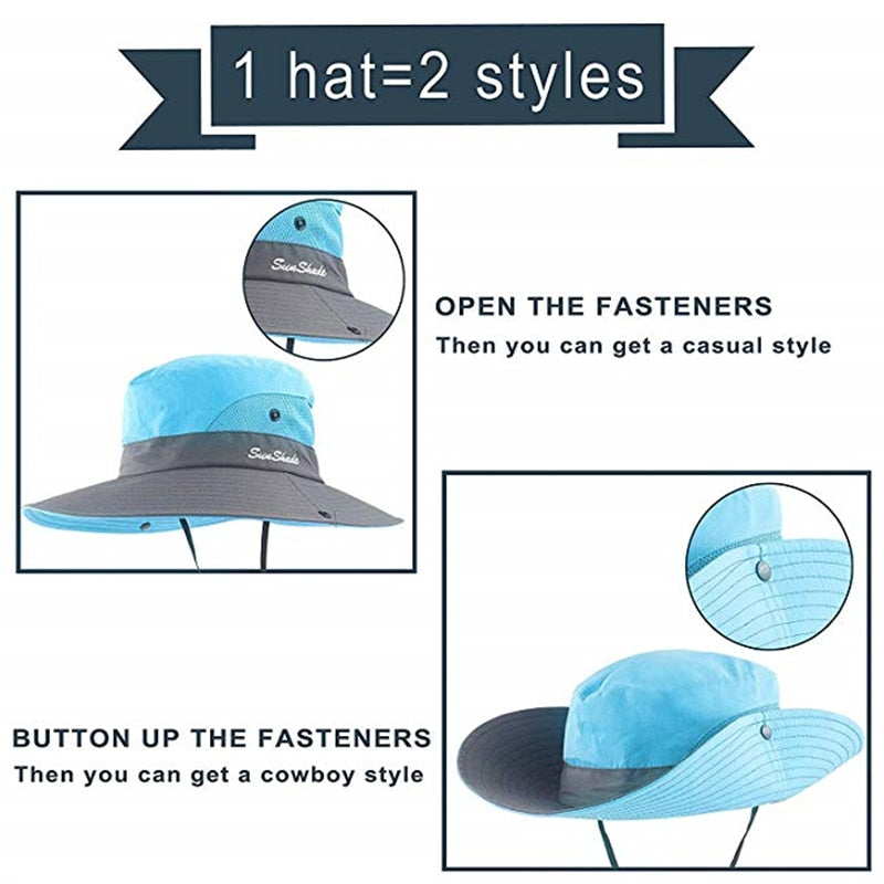 Summer Wide Brim UV Protection hat