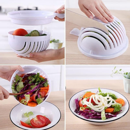 EasyCutter® Salad Slicer Bowl - PeekWise
