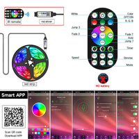 Thumbnail for RGB LED Strip Light with Remote and Bluetooth Control