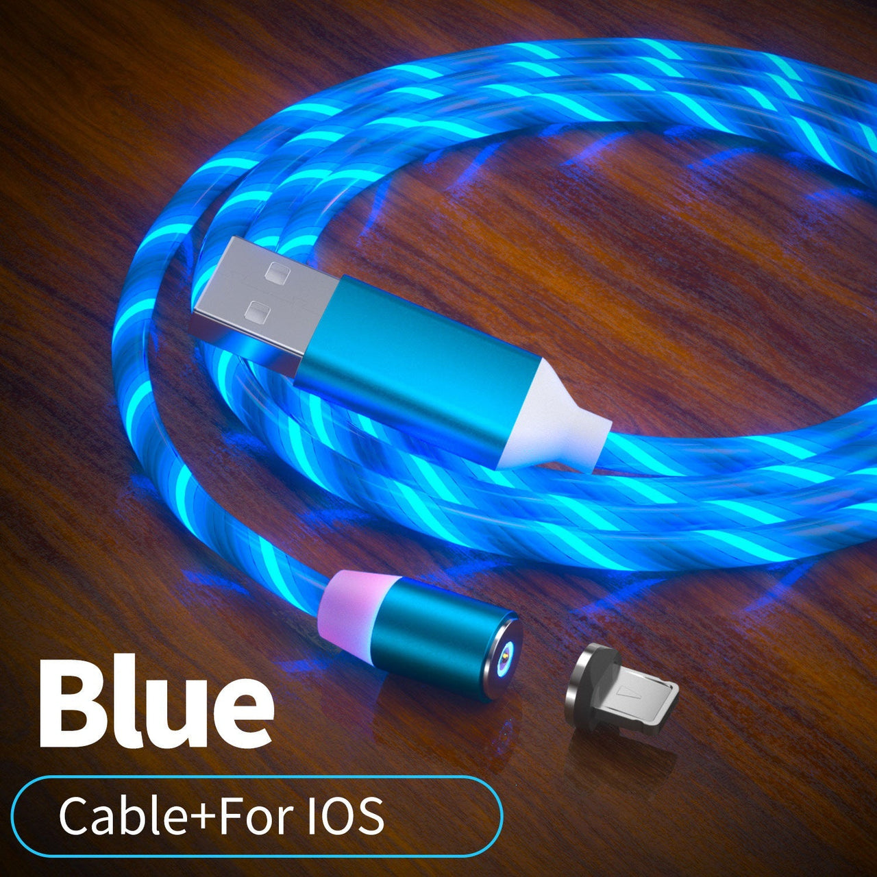 Magnetic LED Flowing Charging Cable