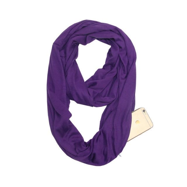 Infinity Pocket Scarf - PeekWise