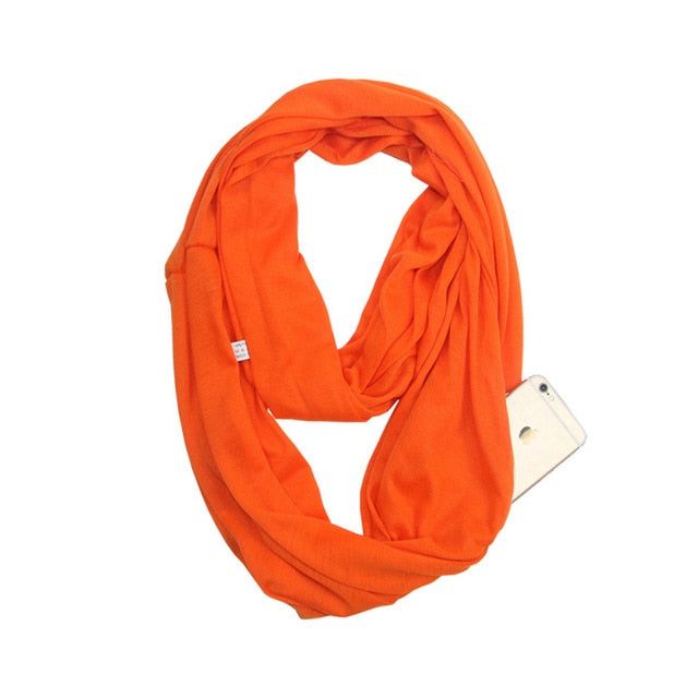 Infinity Pocket Scarf - PeekWise