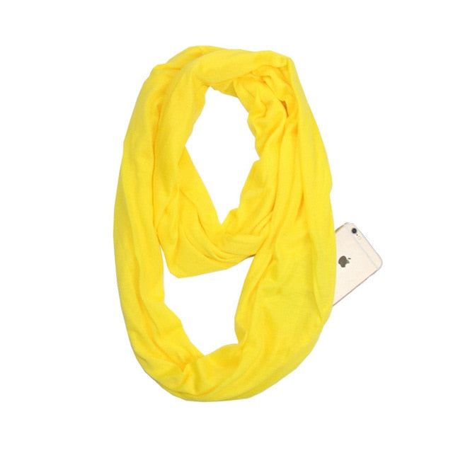 Infinity Pocket Scarf - PeekWise