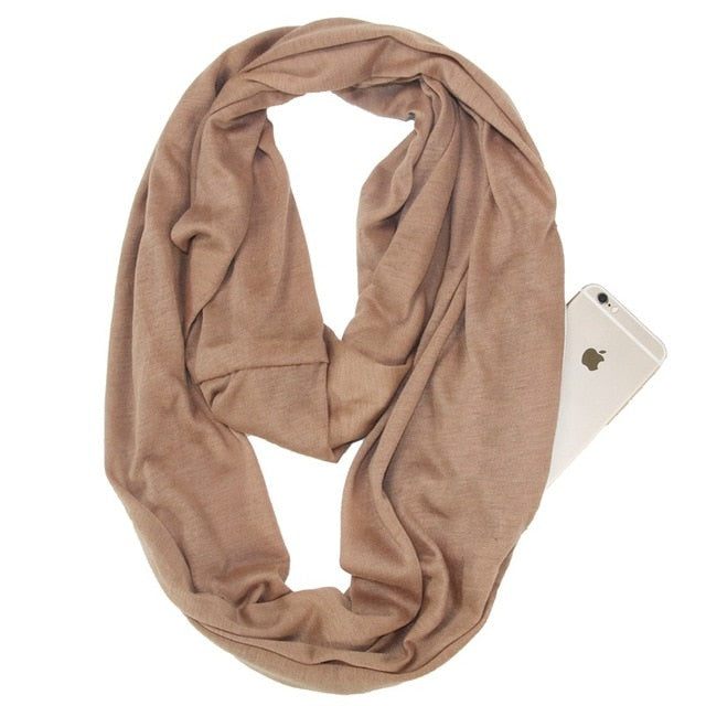 Infinity Pocket Scarf - PeekWise