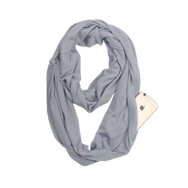 Infinity Pocket Scarf - PeekWise