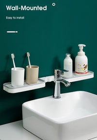 Thumbnail for Cornr Rak™ - Drill-Free Bathroom Shelves