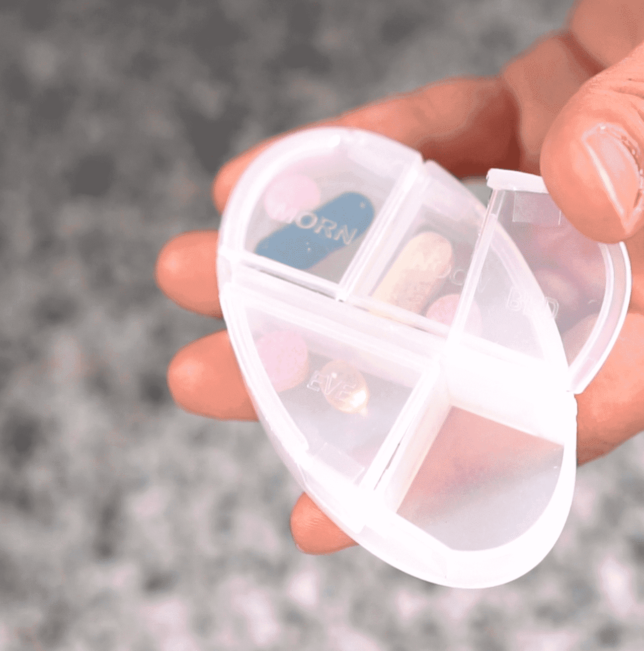 Compact Pill Organizer PeekWise