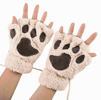 Thumbnail for Cute Bear Paw Gloves PeekWise