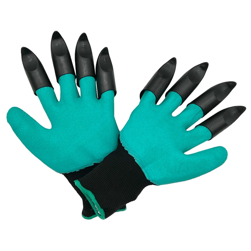 Garden gloves with claw Rubber