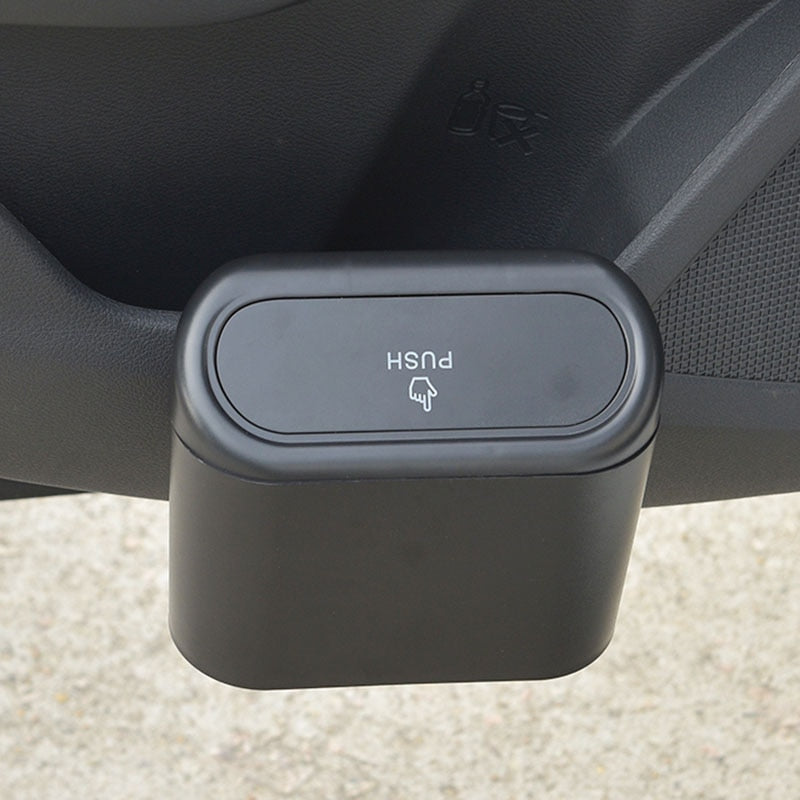 Car Trash Can with Lid
