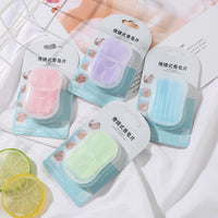 Thumbnail for Mini Portable Disposable Travel Paper Soap Sheets for Hand Washing