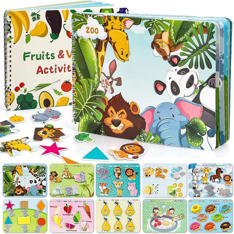 Montessori Busy Book For Kids