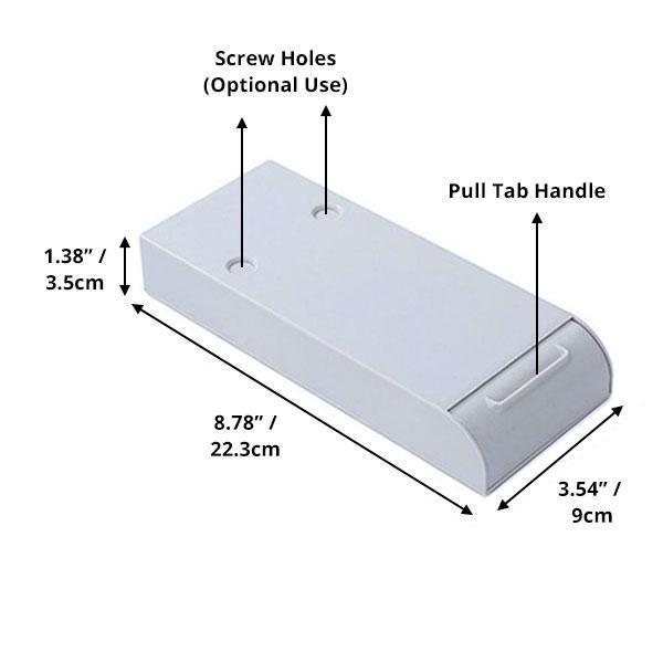 Self Adhesive Under Desk Drawer Organizer