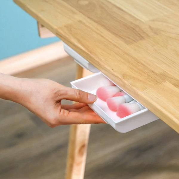 Self Adhesive Under Desk Drawer Organizer