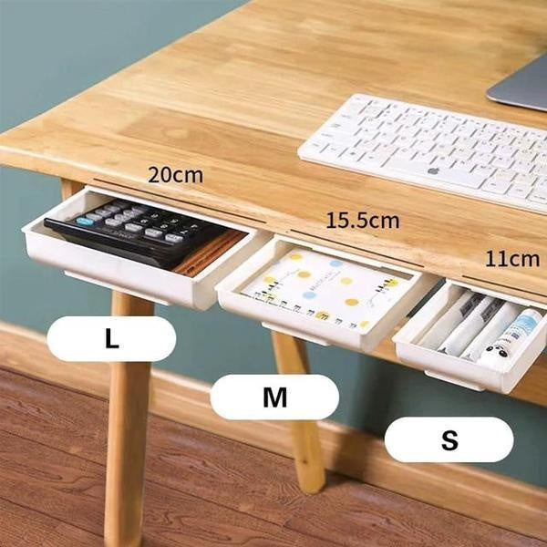 Self Adhesive Under Desk Drawer Organizer