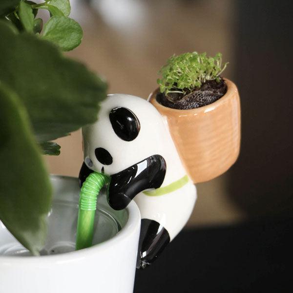 Self Watering Animal Straw Flowerpot Planter