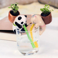 Thumbnail for Self Watering Animal Straw Flowerpot Planter