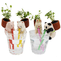 Thumbnail for Self Watering Animal Straw Flowerpot Planter