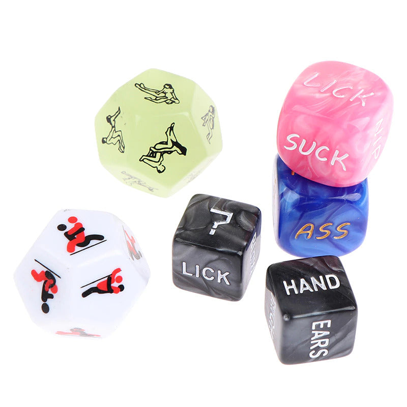 Sex Dice Game for Adult Couple (Set of 6)