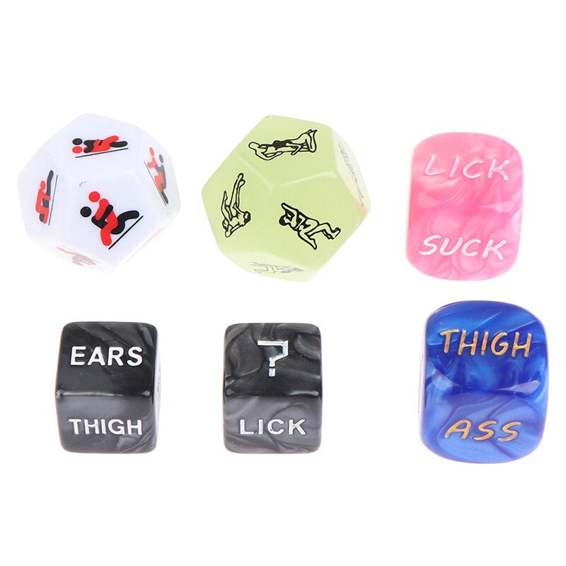 Sex Dice Game for Adult Couple (Set of 6)