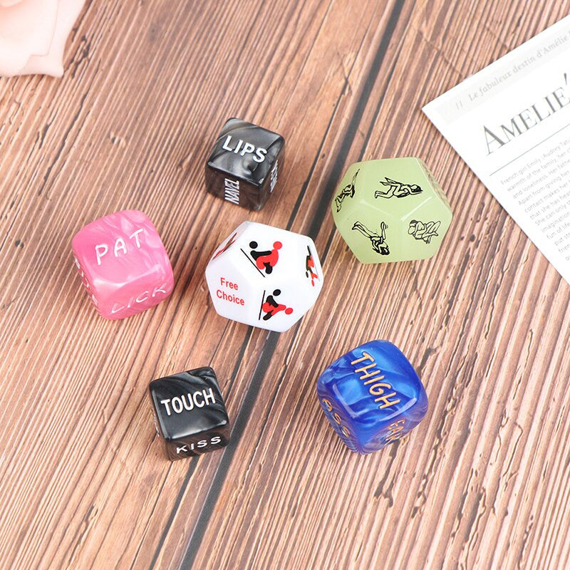 Sex Dice Game for Adult Couple (Set of 6)