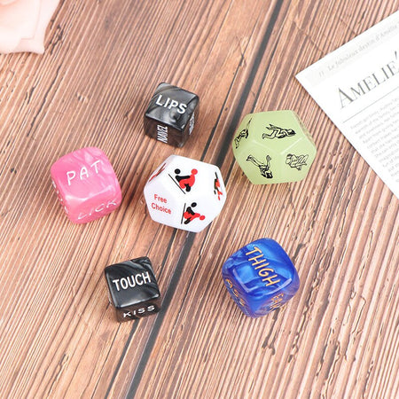Sex Dice Game for Adult Couple (Set of 6)