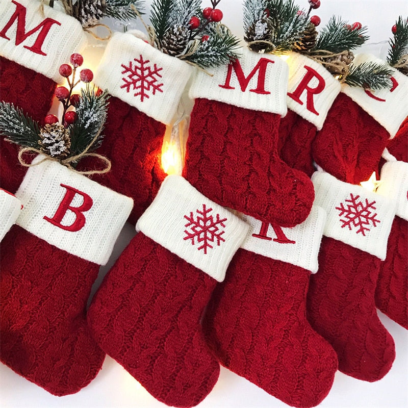 Christmas Socks Christmas Tree Ornaments Decor Christmas Gift New Year 2023