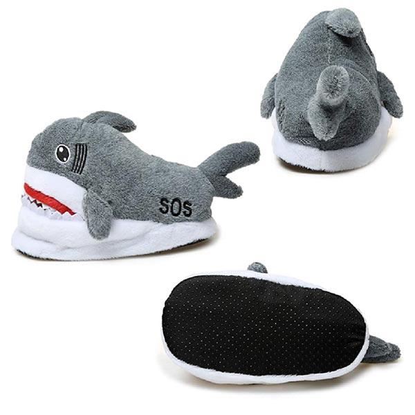 Shark Bite Plush Slippers