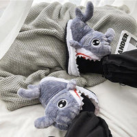 Thumbnail for Shark Bite Plush Slippers