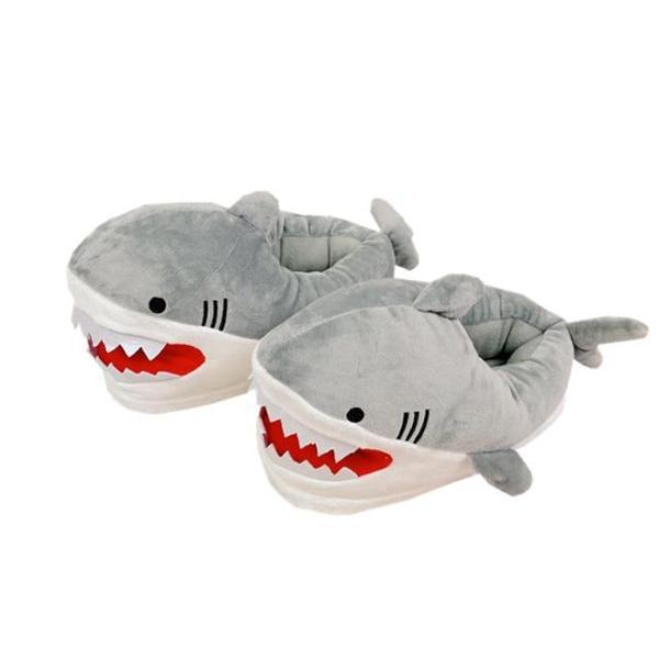 Shark Bite Plush Slippers