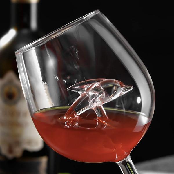 Shark Wine Glass