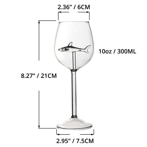 Shark Wine Glass