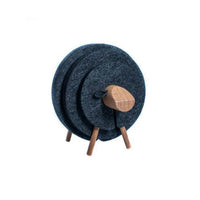 Thumbnail for Felt Sheep Coaster Set Pieces PeekWise